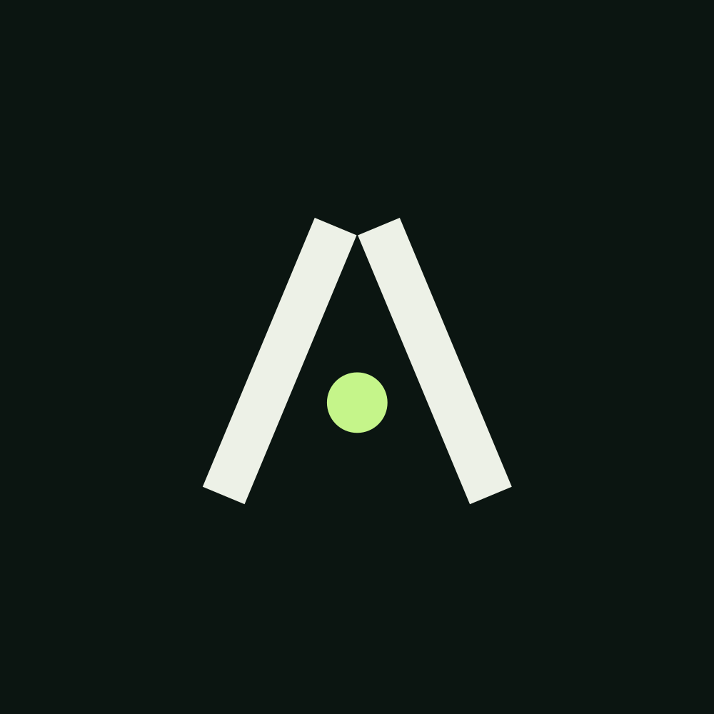 ALTER Lab symbol on a forest green square
