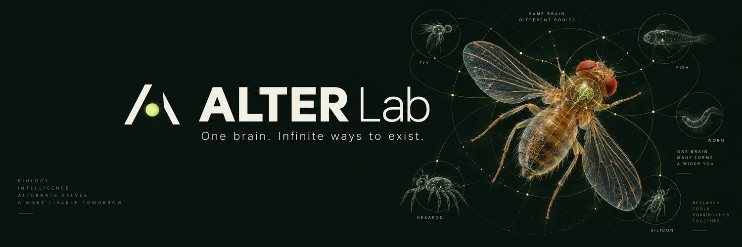 ALTER Lab banner with a detailed fruit fly and alternate body diagrams